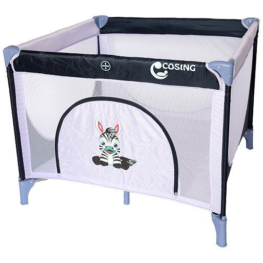 COSING Utazó járóka EMA - Zebra szürke