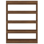 barna tölgyszínű könyvszekrény/térelválasztó 100 x 30 x 135 cm