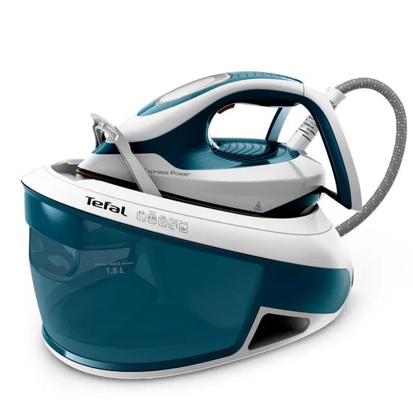 Tefal Express Power SV8111 1,8 L Durilium AirGlide Autoclean soleplate Kék, Fehér