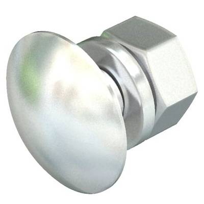 OBO Bettermann FRS 8x25 A2 6406815 Lapos kerek csavar 8 mm 25 mm Acél, nem rozsdásodó 50 db (6406815)
