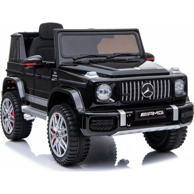 Mercedes G63AMG 3872 12 V Elektromos Kisautó - Lakkozott Fekete (3872)