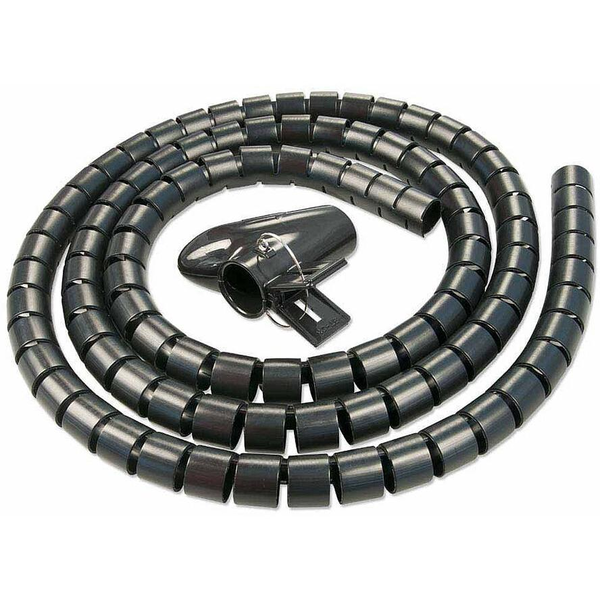 LINDY Kabelspirale flexibel 25mm Durchmesser schwarz