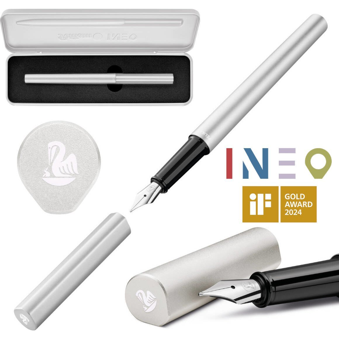 Pelikan Töltőtoll Clearing Breeze Fém Dobozban Ineo (612461)