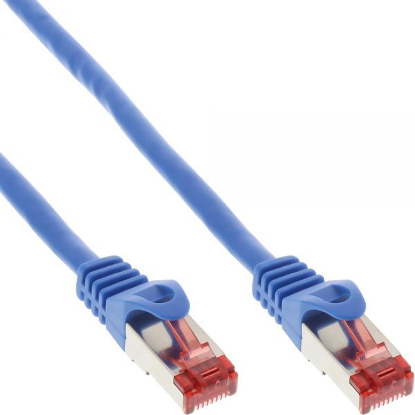 InLine 76933B hálózati kábel Kék 0,3 M Cat6 S/FTP (S-STP) (76933B)