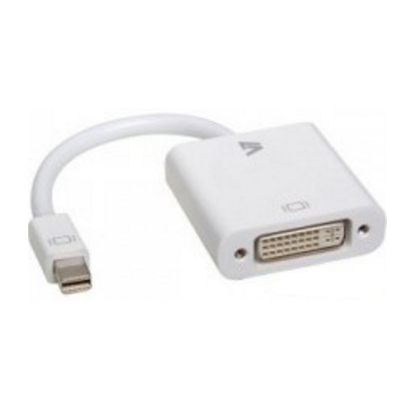 V7 CBL-MD1WHT-5E cavo e adattatore video 0,17 m DVI-D Bianco