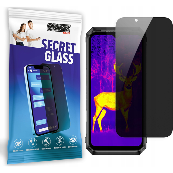  GrizzGlass Szkło prywatyzujące GrizzGlass SecretGlass do Ulefone Power Armor 18T Ultra