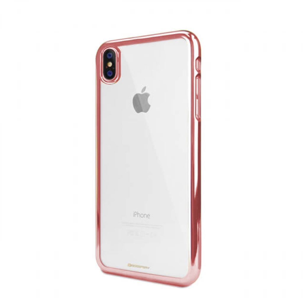 Mercury R2IPXRG iPhone X TPU tok fém hatású kerettel Rose Gold (R2IPXRG)