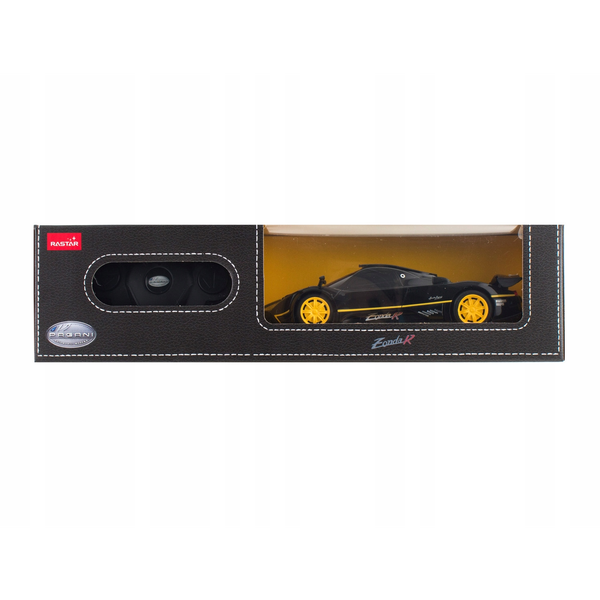 CAR WITH REMOTE CONTROL PAGANI ZONDA R BLACK WITH SCALE 1 TO 24