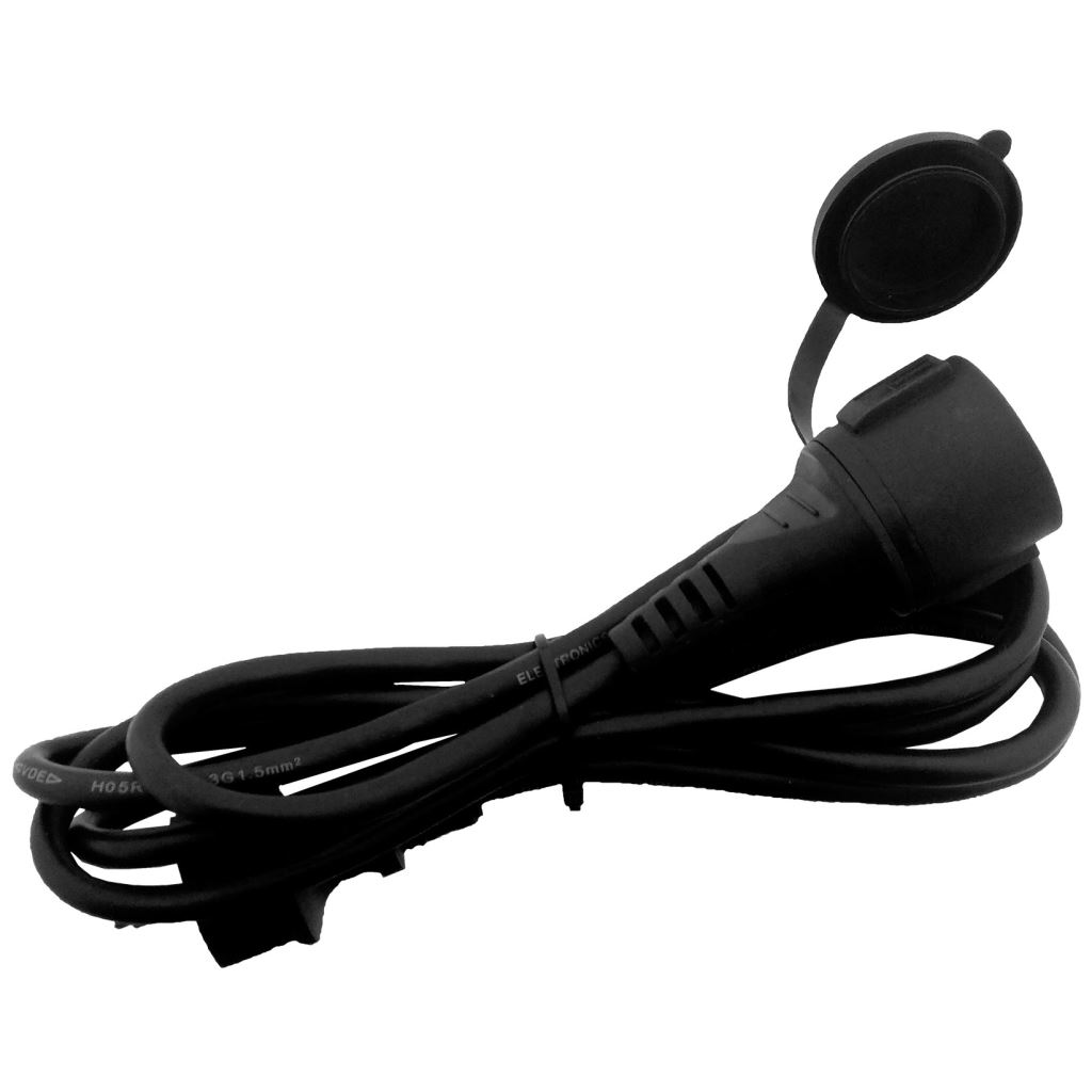 Entac lengő IP44 hosszabbító fekete 20m (ESEC44G-20) (ESEC44G-20)