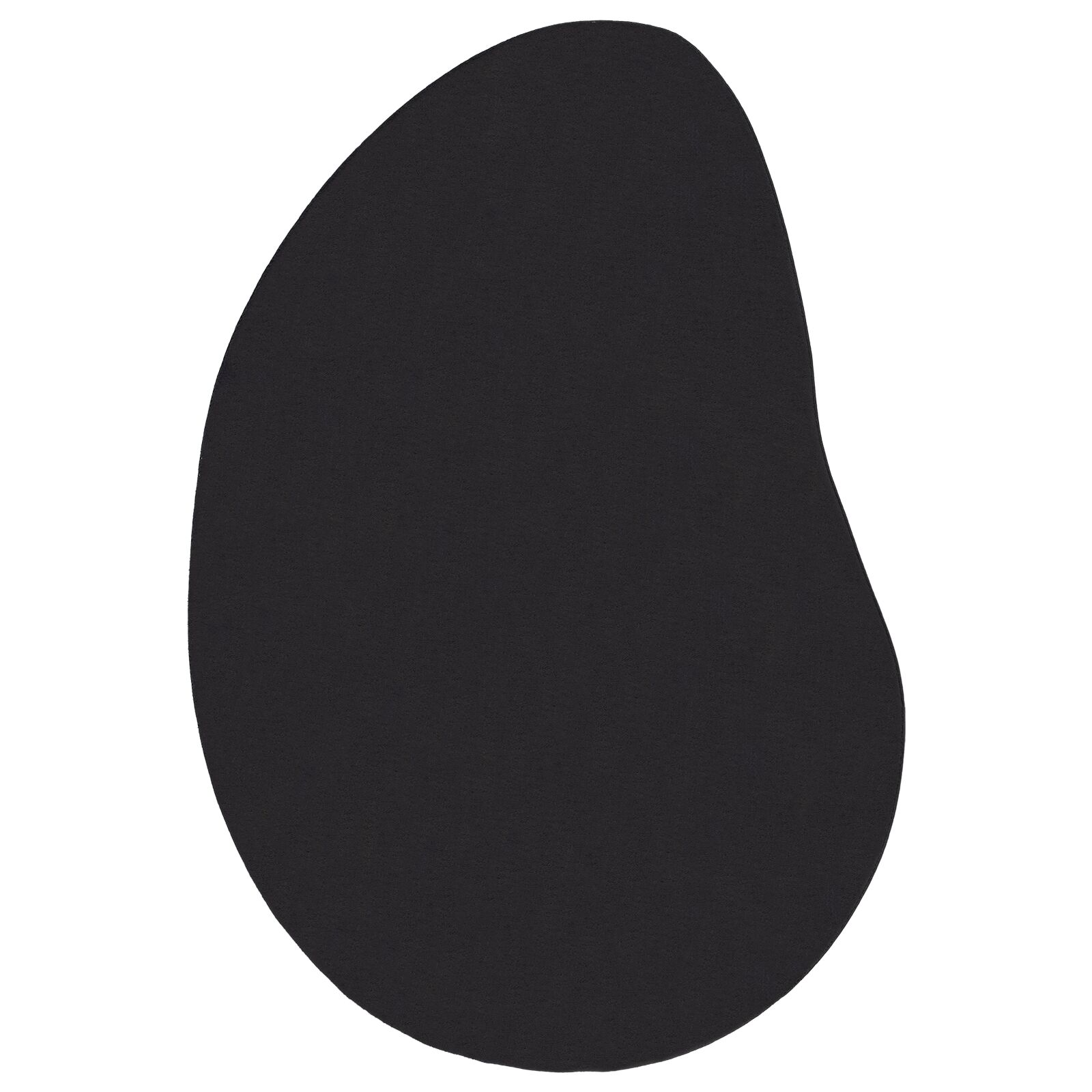 Területszőnyeg Fekete 120x170 cm Poliészter Csúszásmentes (4103749)