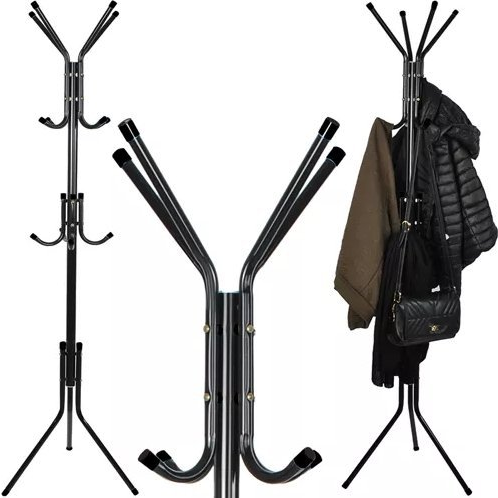 Álló Ruhafogas 170 cm Fekete