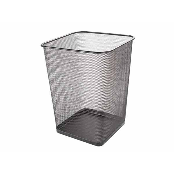 Kosz na śmieci Q-Connect 18L srebrny (KF18471)