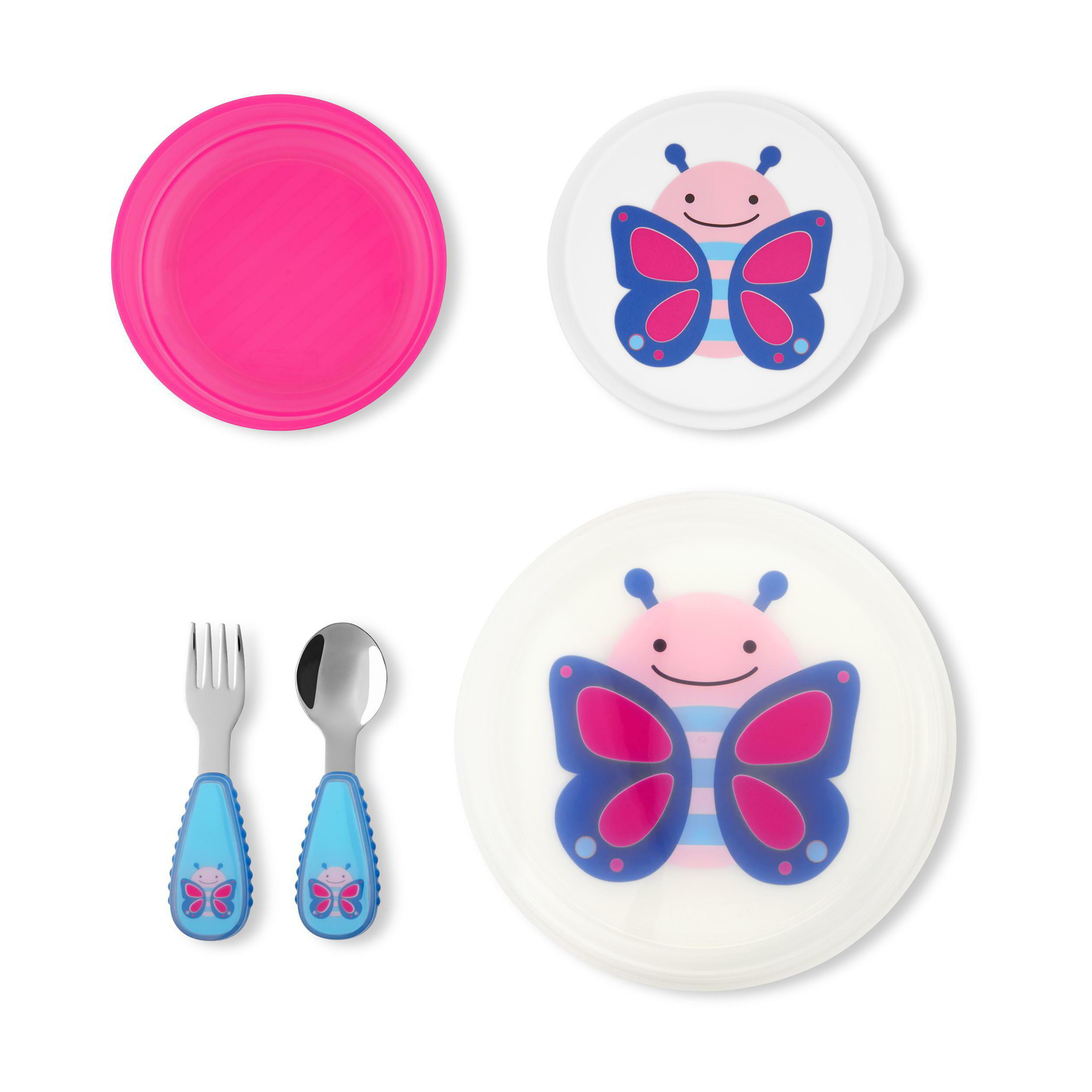 Skip Hop ZOO Gyermek étkészlet - Lepke mintás (5 darabos) (9N582210)