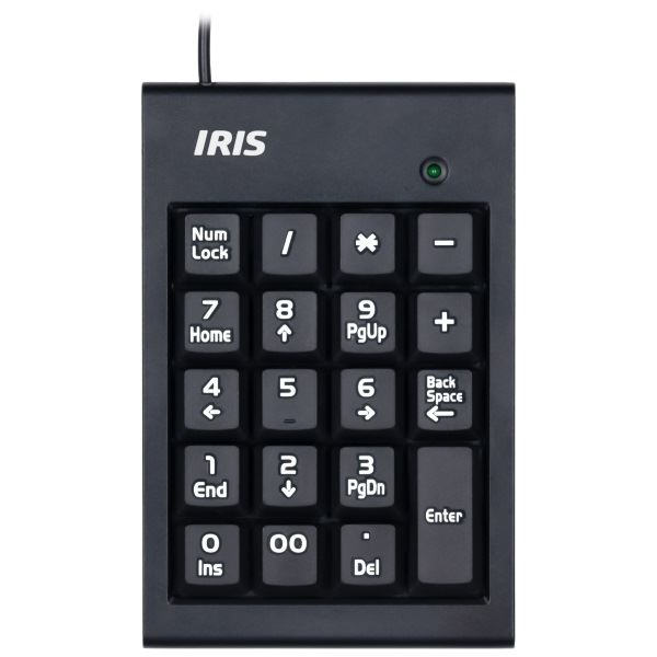 IRIS B-15 numerikus billentyűzet fekete (B-15)