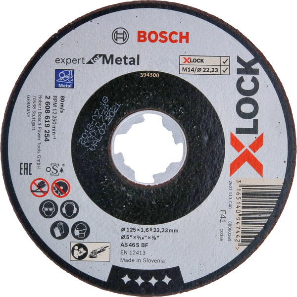 Bosch 2 608 619 254 tilbehør vinkelsliber Skæreskive
