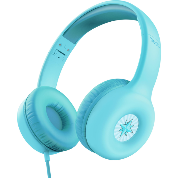 Trust Nouna Headset Ledningsført Opkald/musik Blå