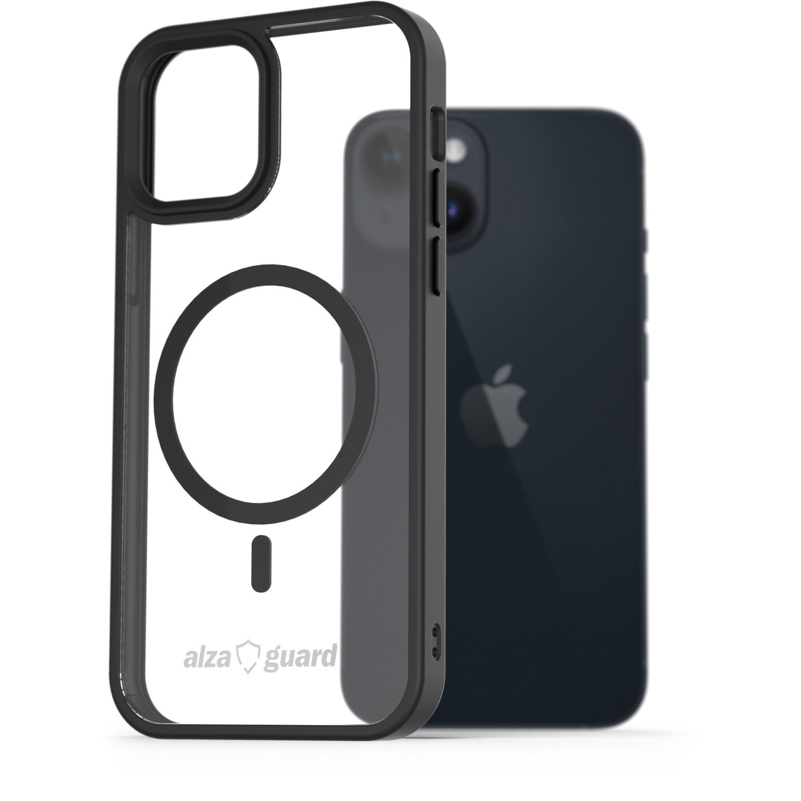 AlzaGuard iPhone 14 Clear TPU Case Compatible with Magsafe tok (AGD-PCMT22B)