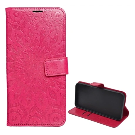 Gigapack FLIP oldalra nyíló asztali tartós tok Samsung Galaxy A05s (SM-A057F) mandala mintás rózsaszín