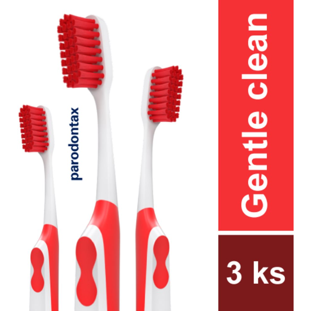 PARODONTAX Gentle Clean Triopack ZK Extra Soft 3 db (5054563049889)