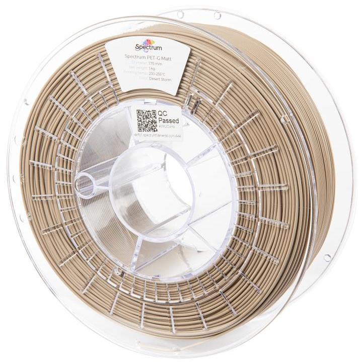 Spectrum 3D nyomtatószál, PET-G Matt, 1,75 mm, Desert Storm, 1 kg (80549)