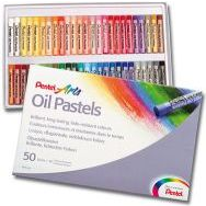 Olajpasztell kréta, PENTEL, "Arts", 50 különböző szín