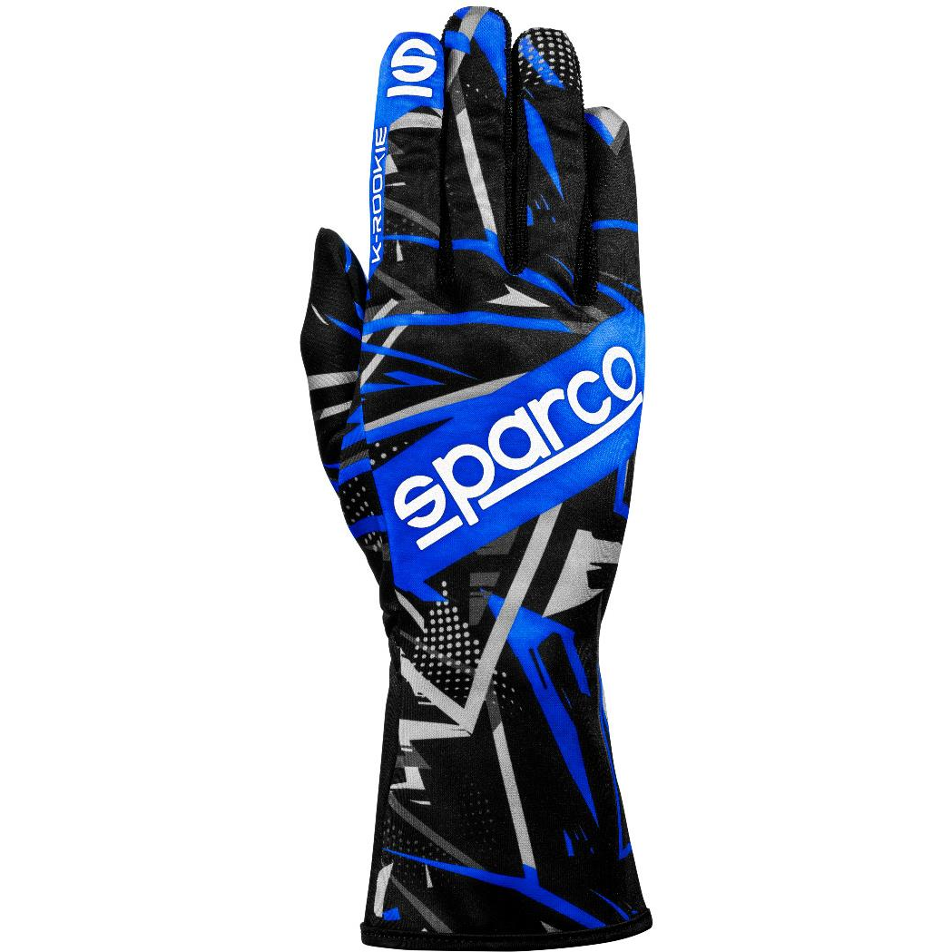 Sparco Kartingové rukavice K-ROOKIE, černo-modré, vel. 13 (BKG0001B0K16013)