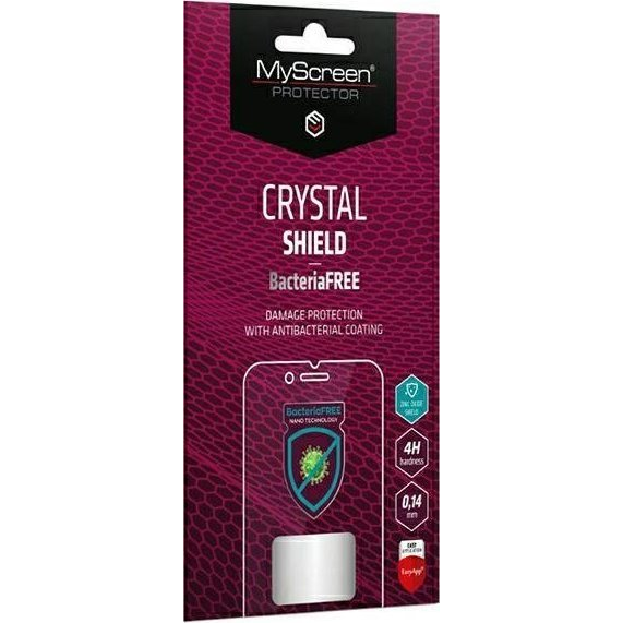 Ms Crystal Bacteriafree Samsung Galaxy Tab Active Pro T545 Fekete Full Glue Képernyővédő Fólia (M4634CCBF)