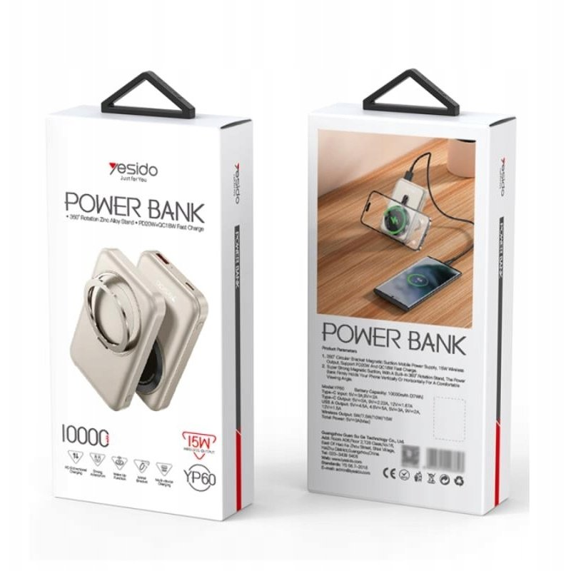 RivaCase Power Bank 10000 mAh 22.5W USB-C PD + MagSafe