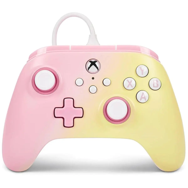 Контролер PowerA Advantage Wired, Wired Controller, Xbox Series X, S, Xbox One, PC, Pink Lemonade