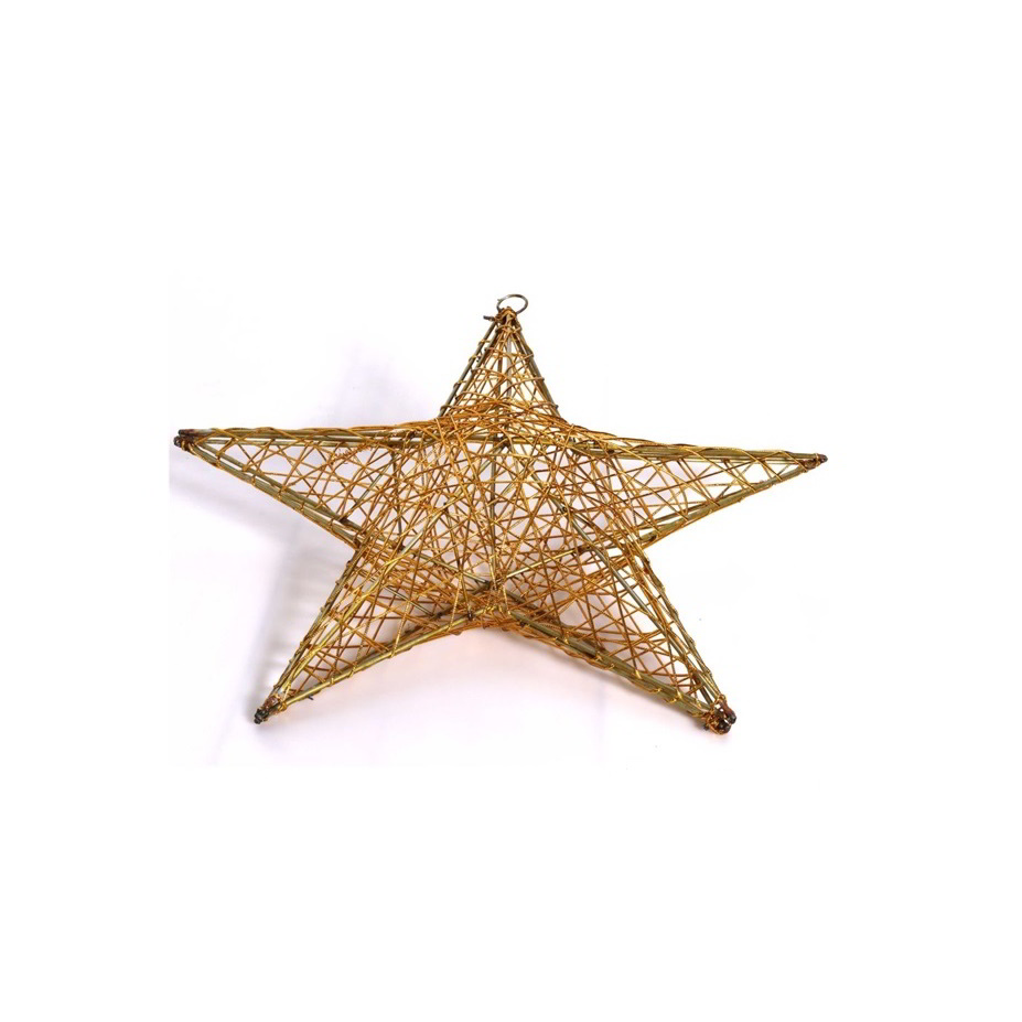 Iris Arany Csillag Fém Dekoráció (190-07)