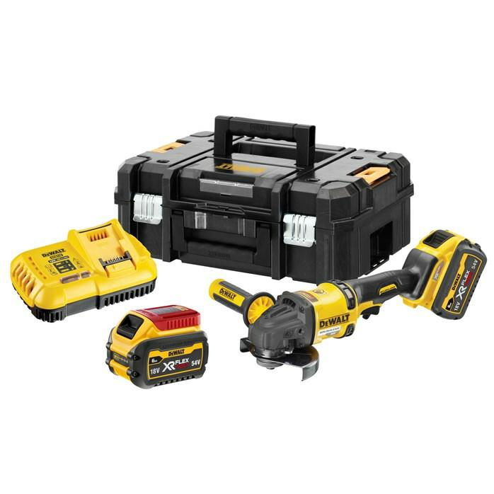 DeWALT DCG418T2-QW Akkus sarokcsiszoló FLEXVOLT 54V (DCG418T2-QW)