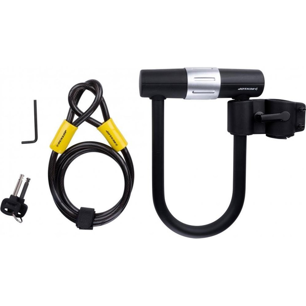 Candado En U Con Cable Y Soporte Dunlop