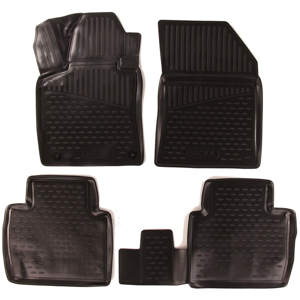 SIXTOL 3D Rubber Car Mats for PEUGEOT 508, 2019->, SW, Europe