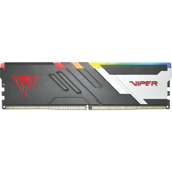 Patriot PVVR532G60C30 Viper Venom RGB SINGLE DIMM, 32 GB, DDR5, CL36, 1.35V, CL36, Black HS, RGB