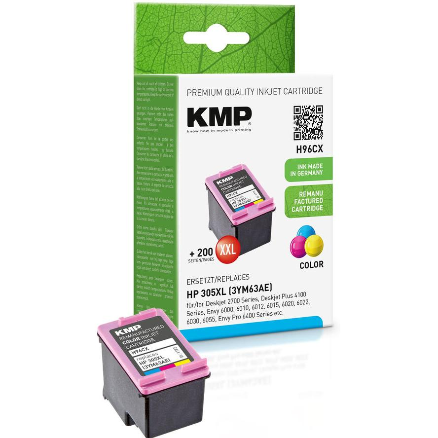 KMP Patrone HP 3YM63AE Nr.305XL color 400 Seiten 12ml H96CX remanufactured (1772,4030) (1772,4030)