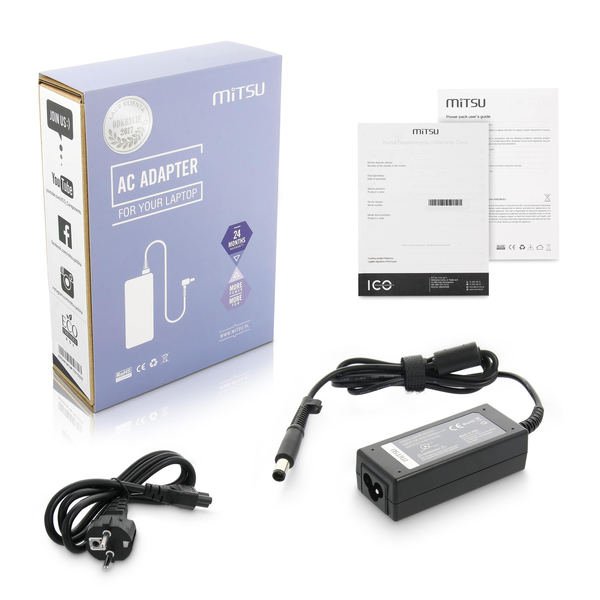 Зарядно устройство за HP EliteBook series, 19.5V, 2.31А, (4.5x3.0 pin)