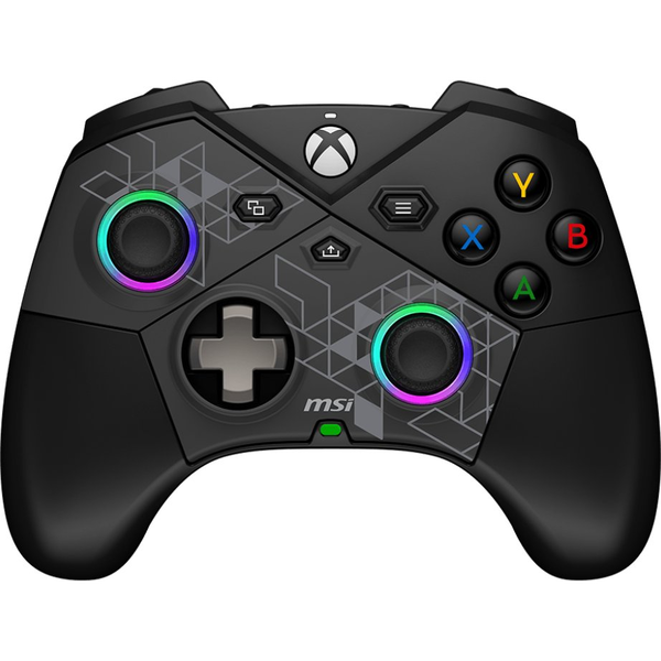 MSI FORCE PRO W CONTROLLER Черен USB 2.0 Геймпад Аналогов/Цифров Android, Персонален компютър, Xbox One S, Xbox One X, Xbox Series S, Xbox Series X