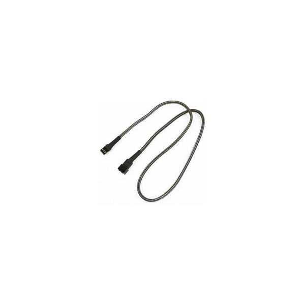 Kabel Nanoxia 3-Pin Molex Verlängerung, 60 cm, carbon