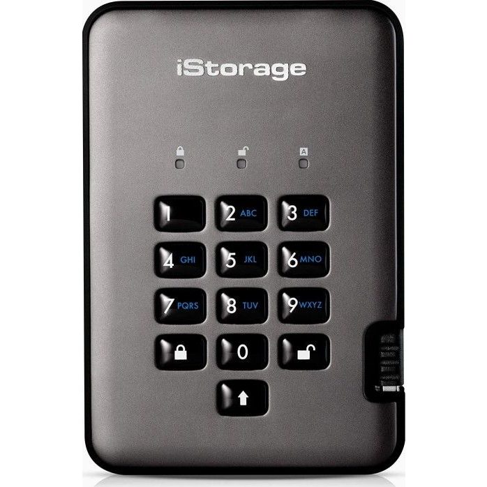 DISKASHUR PRO2 256-BIT 2TB FIPS FIPS 140-2 CERTIFIED - GRAPHITE (IS-DAP2-256-2000-C-G)