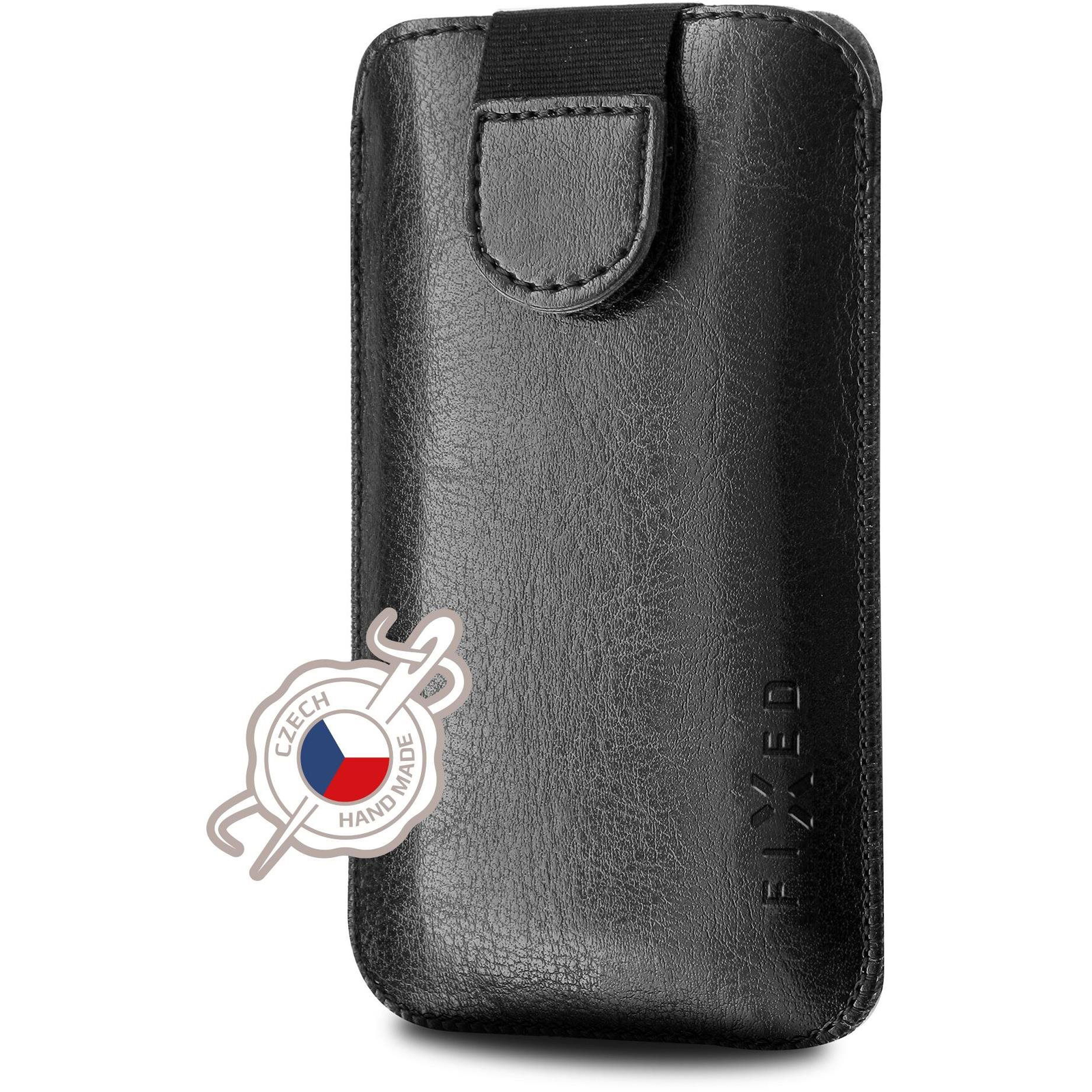 FIXED Soft Slim 6XL+ fekete lezárható PU bőr tok (RPSOS-001-6XL+)