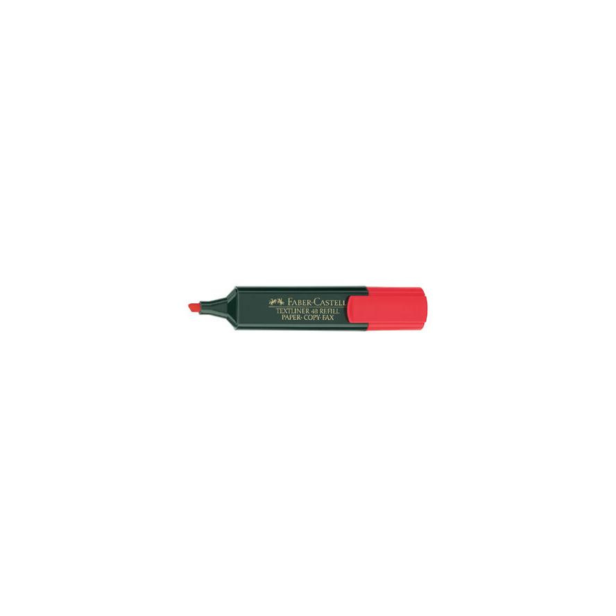 FABER-CASTELL Textmarker Textliner 48 rot (154821)