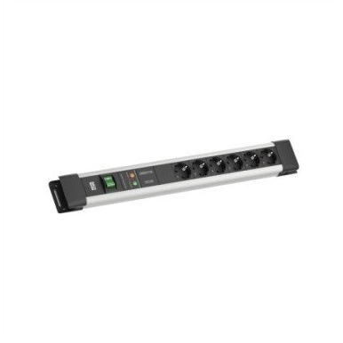 Bachmann BM005903 Túlfeszültség ellen védő elosztó Szürke, Fekete Védőérintkezős 1 db (BM005903)