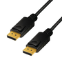 DisplayPort kabel LogiLink CV0120 2 m černý