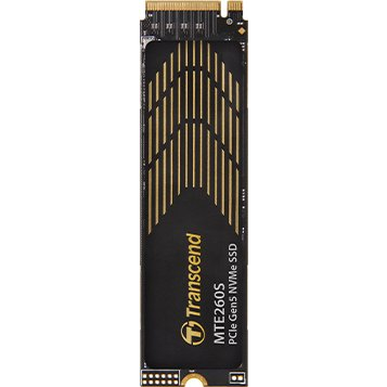 Transcend TS1TMTE260S 260S PCIe SSD, 1TB, M.2 2280, PCIe Gen5x4, NVMe 2.0, 3D TLC, Dram, Heatsink