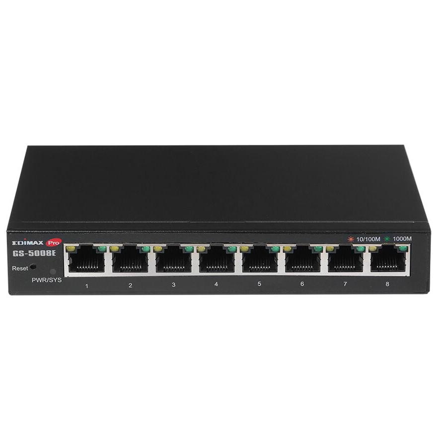 EDIMAX GS-5008E Hálózati switch 8 port 16 GBit/s (GS-5008E)