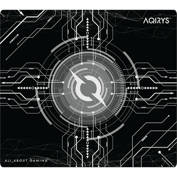 Aqirys Gruis Gaming Egérpad 450 x 400mm - Fekete Mintás