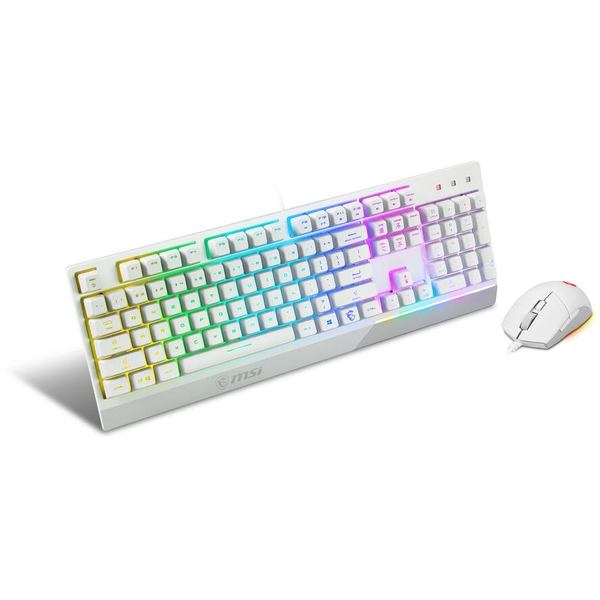 MSI S11-04DE305-CLA tastatur Mus inkluderet Spil USB QWERTZ Tysk Hvid