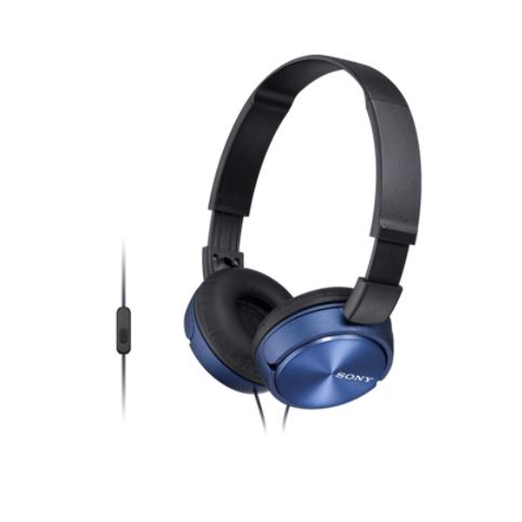 Sony MDR-ZX310 on-ear fejhallgató kék, összecsukható