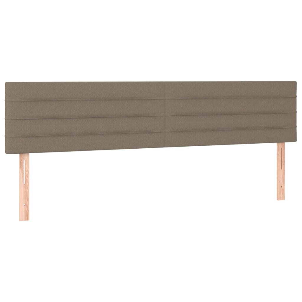 2 db tópszínű szövet fejtámla 100x5x78/88 cm (346190)
