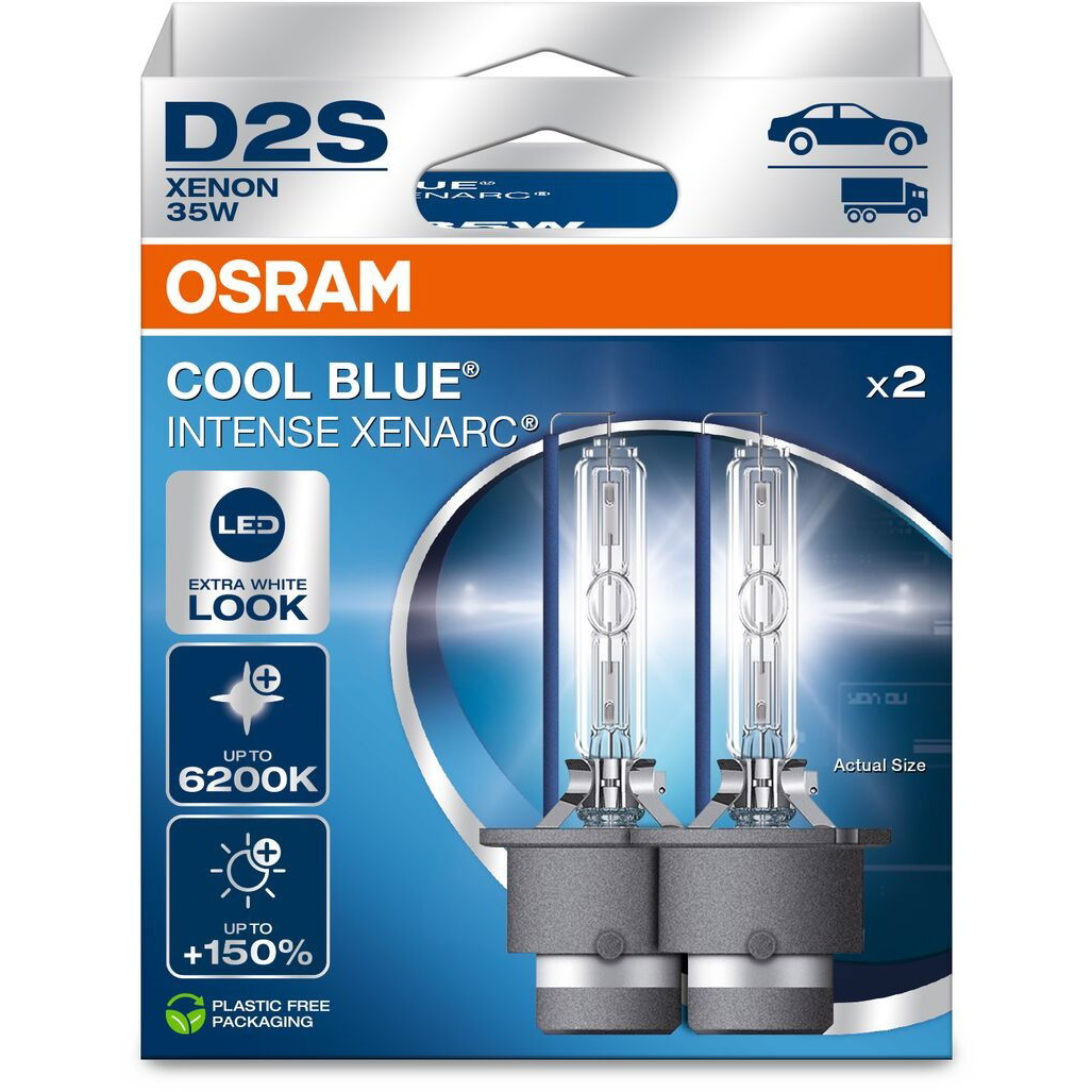 OSRAM Xenarc CBI Next Generation, D2S, 35W, 12/24V, P32d-2 Duobox (66240CBN-2HB)